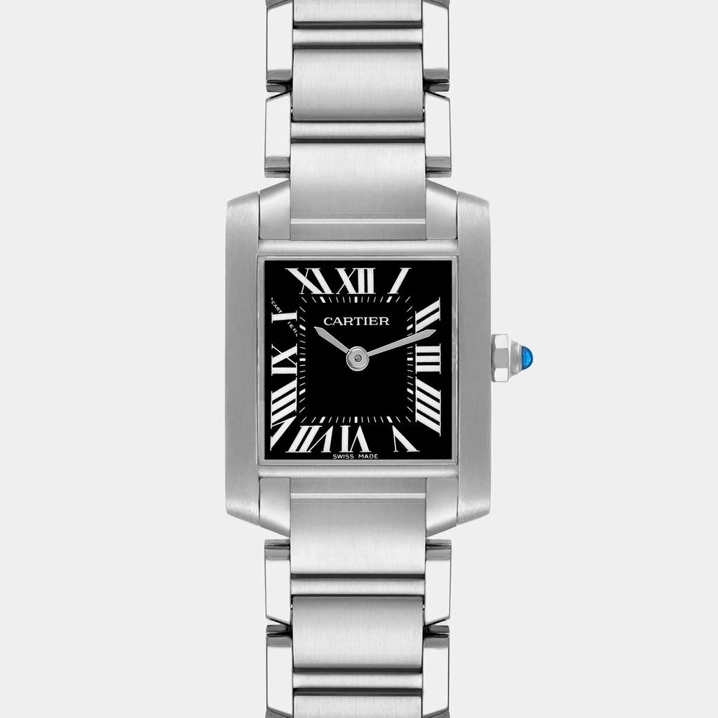 Cartier Cartier Tank Francaise Black Dial Steel Ladies Watch W51026Q3 20.0 mm x 25.0 mm 5