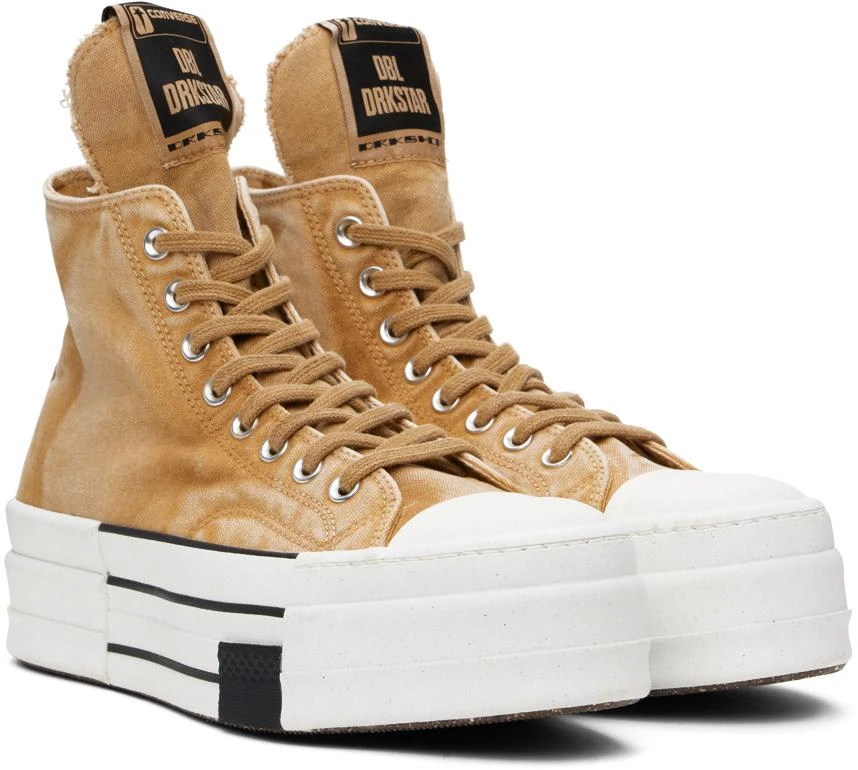 Rick Owens Orange Converse Edition DBL Drkstar Sneakers 4