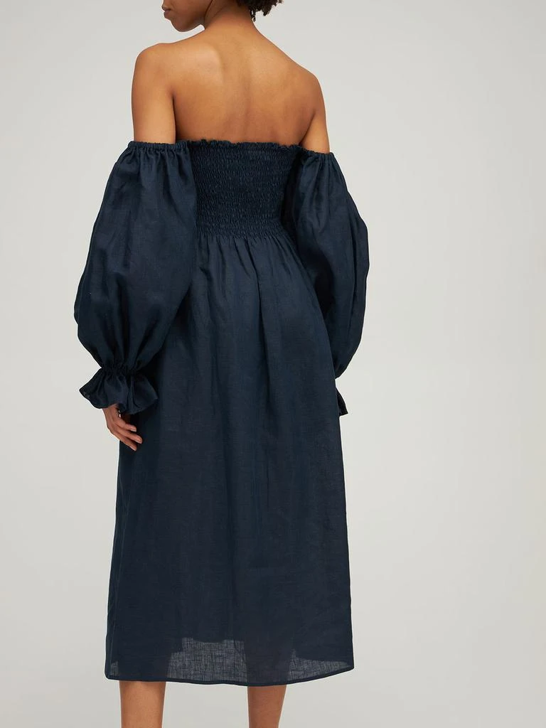 Sleeper Atlanta Linen Midi Dress 2