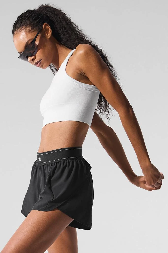 Alo Seamless Delight High Neck Bra - White 3