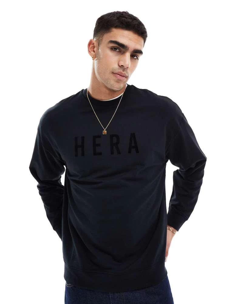 HERA Hera focus sweatshirt in black 1