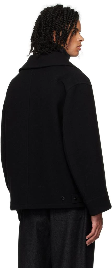 Lemaire Black Dispatch Peacoat 3