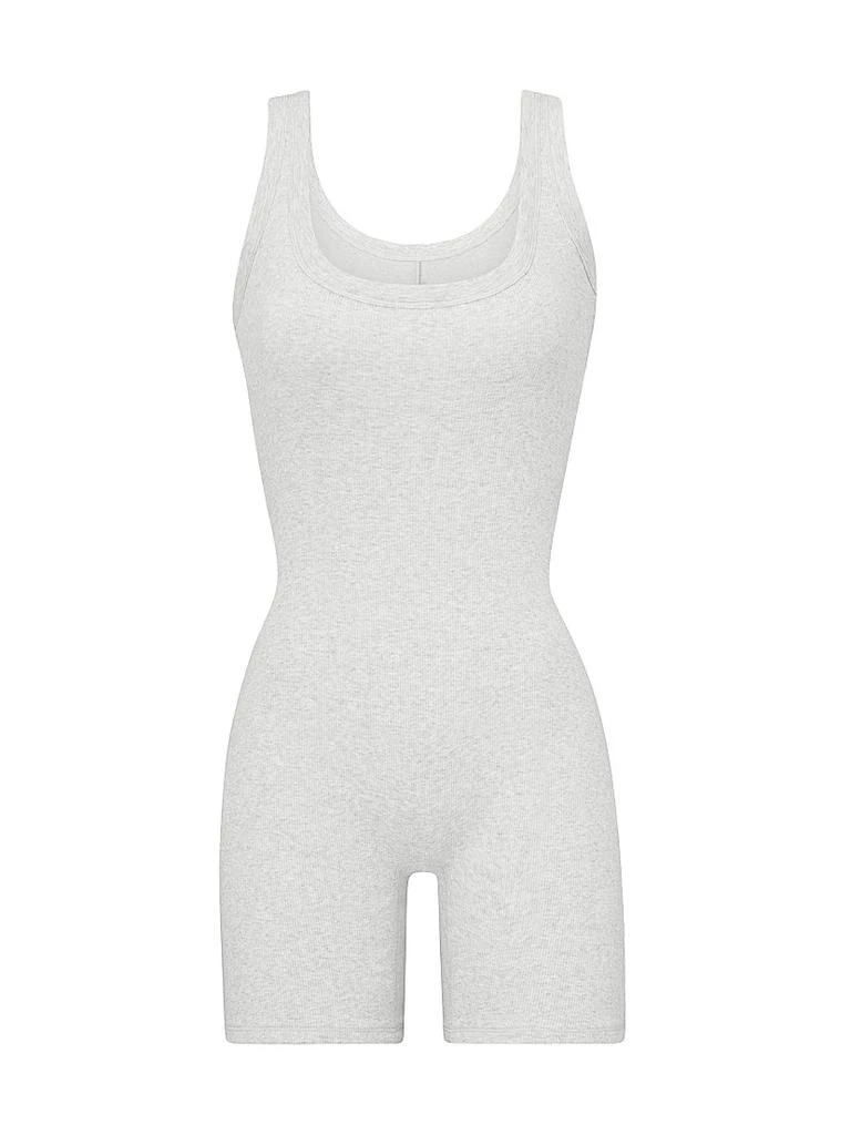 SKIMS Cotton Rib Onesie Bodysuit 1