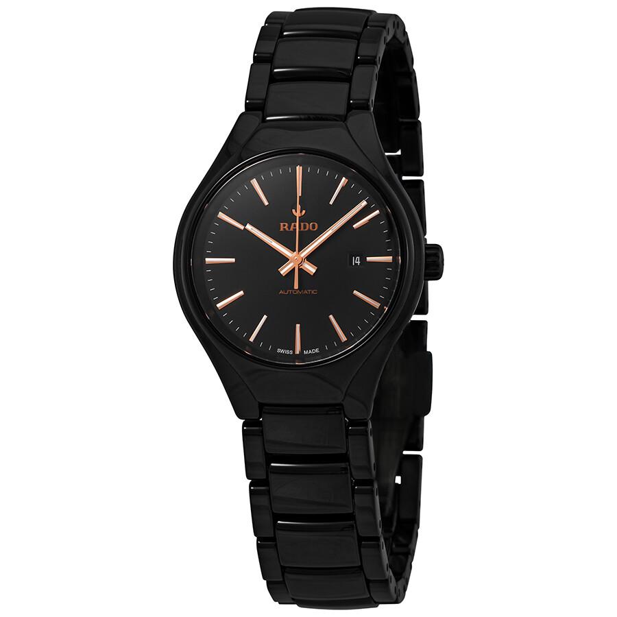 Rado True Automatic Black Dial Ladies Watch R27242162