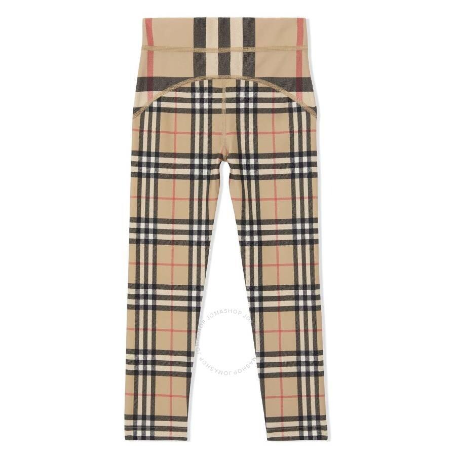 Burberry Kids Check Pattern Leggings