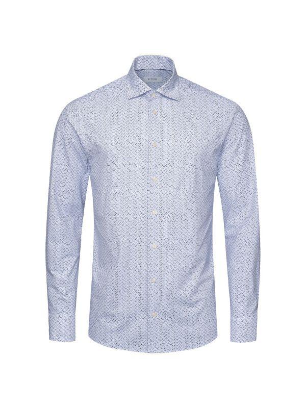 Eton Geometric Print Slim Fit Dress Shirt