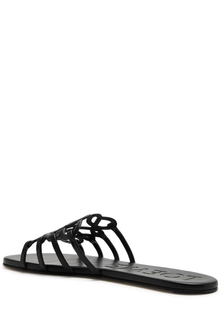 Loewe Anagram Petal leather sliders 2