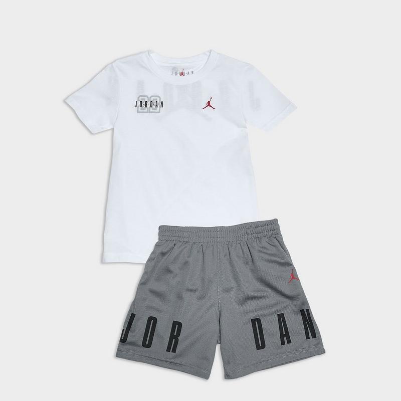 Jordan Little Kids' Jordan Courtyard T-Shirt and Shorts Set
