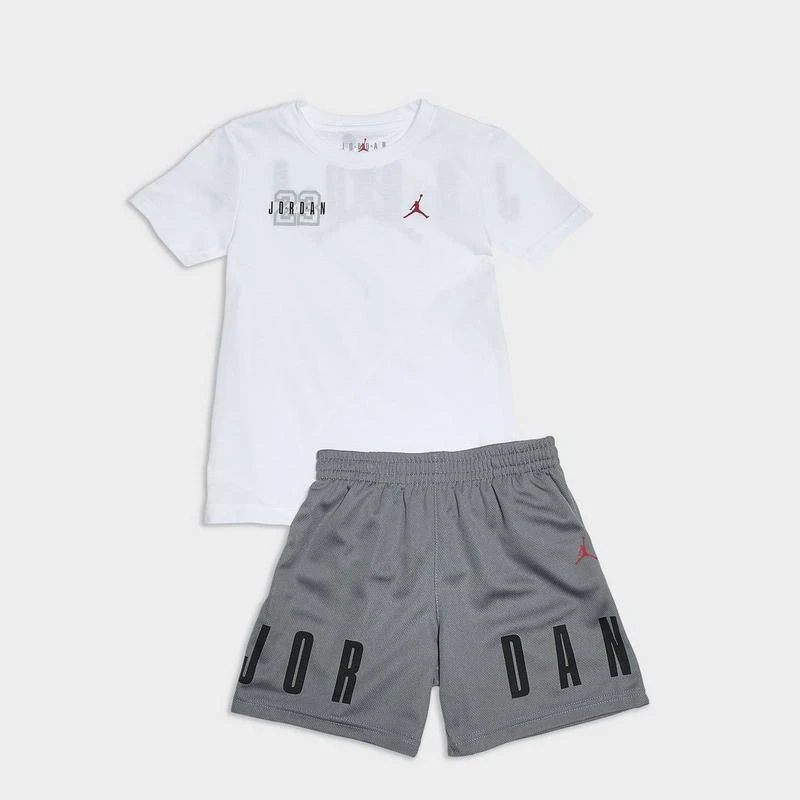 Jordan Little Kids' Jordan Courtyard T-Shirt and Shorts Set 1