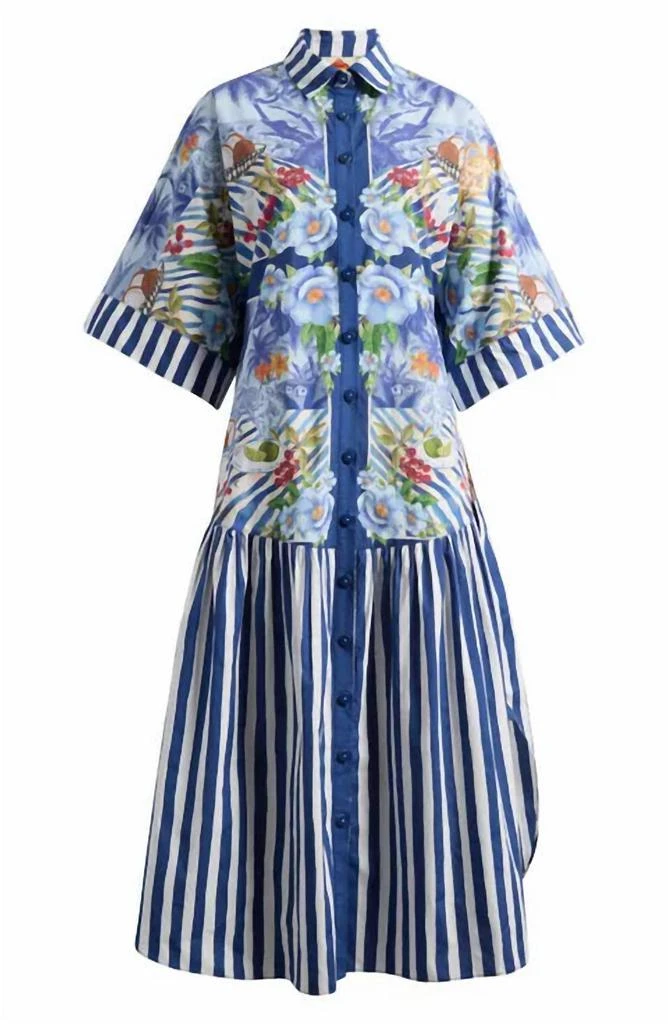 Farm Rio Farm Rio - Fresh Table Scarf Midi Dress 6