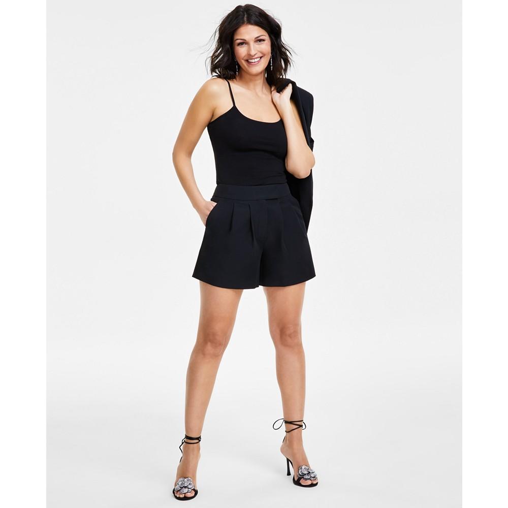 I.N.C. International Concepts Women's High-Rise Trouser Shorts, Created for Macy's