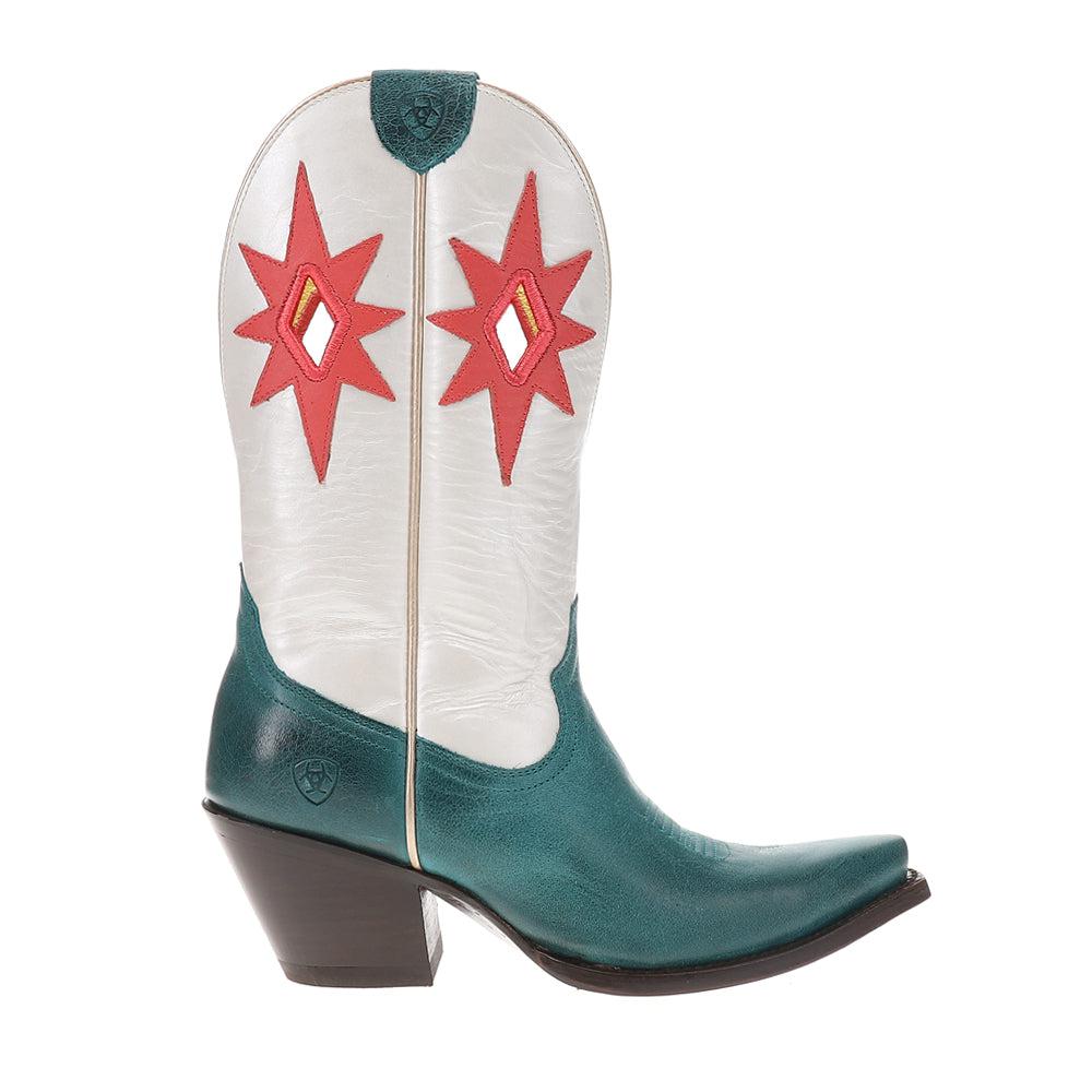 Ariat Starlight Cut-Outs Embroidered Snip Toe Cowboy Boots