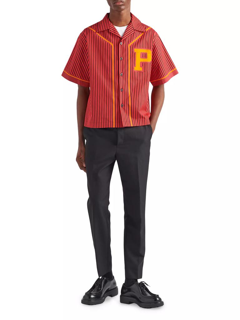 Prada Short Sleeved Cotton Shirt