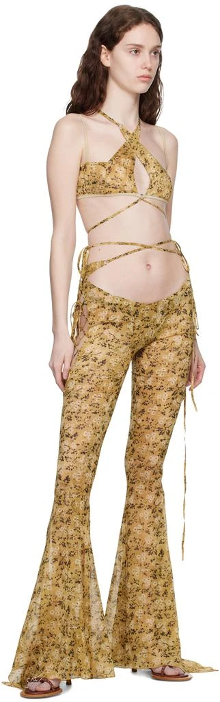 KNWLS Beige Glimmer Trousers 4