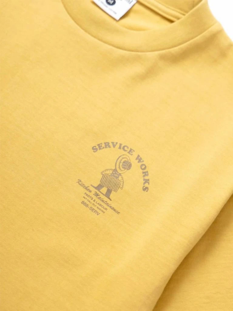 Service Works Maintenance Short Sleeve Tee In Mustard 5