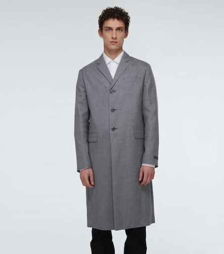 Prada Single-breasted wool coat 3