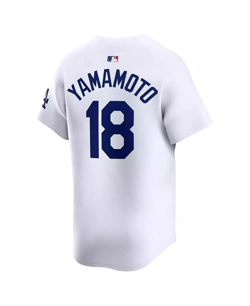 NIKE Men's Yoshinobu Yamamoto White Los Angeles Dodgers Home Limited Player Jersey 3