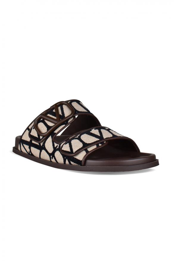 Valentino store Logo-Emhosses Pool Slide Sanda