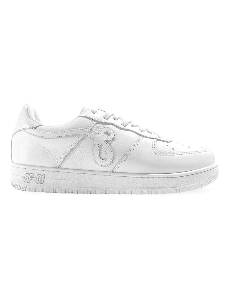 John Geiger GF-01 Pebbled Leather Sneakers 1
