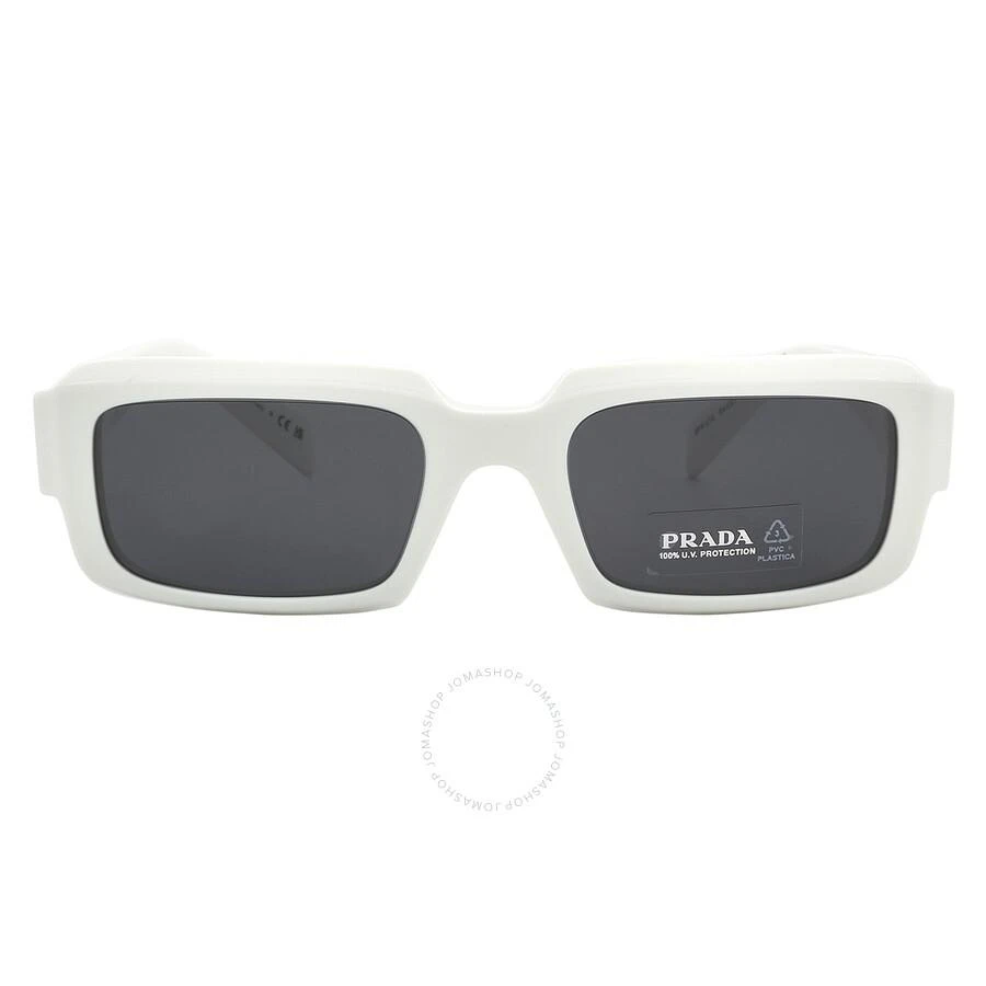 Prada Dark Gray Rectangular Men's Sunglasses PR 27ZS 17K08Z 54 1