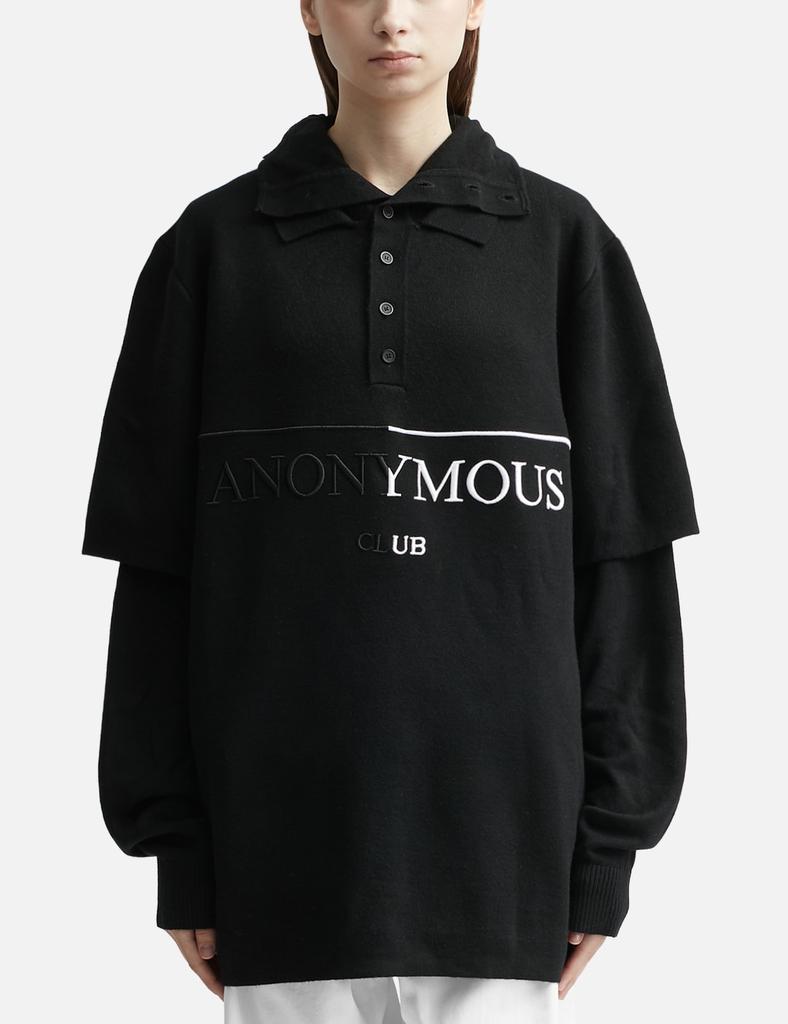 ANONYMOUS KNIT SKULLY HERITAGE POLO