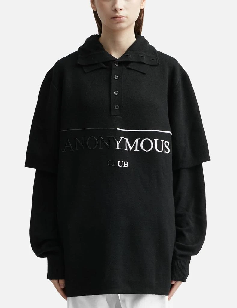 ANONYMOUS KNIT SKULLY HERITAGE POLO 1