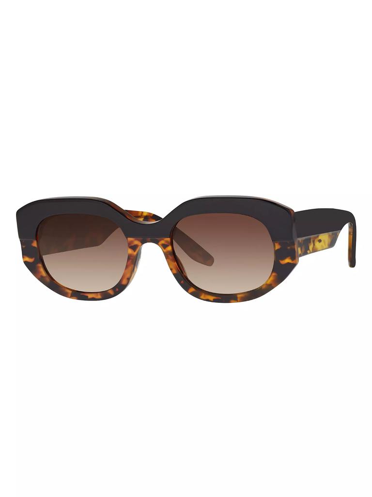 Barton Perreira Sueno 51MM Rectangular Sunglasses
