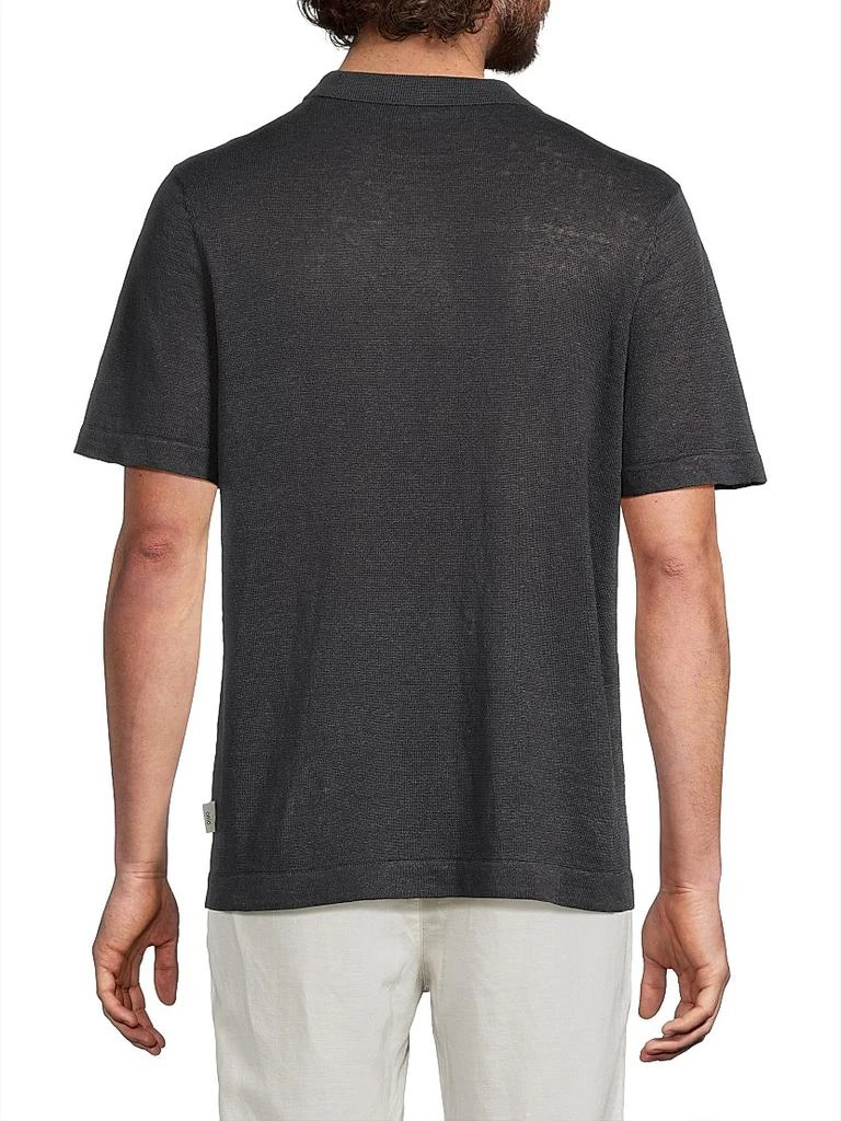 Onia Linen Polo Sweater 5