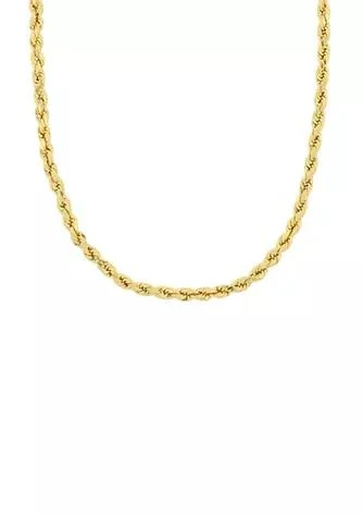 Belk 
Co. 18 Inch Rope Chain Necklace in 10K Yellow Gold
