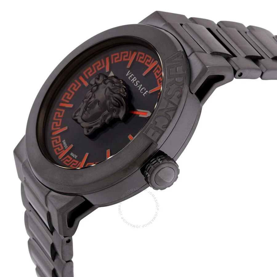Versace Medusa Infinite Quartz Gunmetal Dial Men's Watch VE7E00723 2