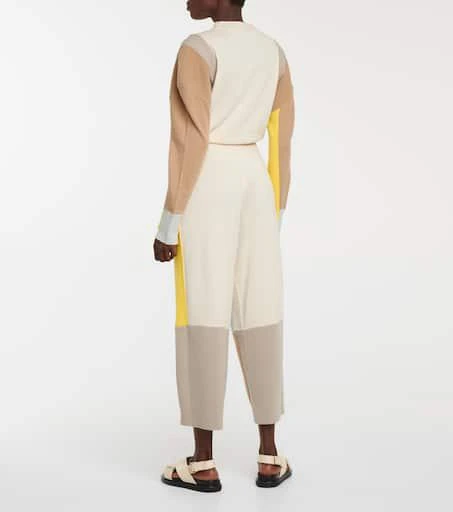 Stella McCartney Wool high-rise straight pants 3