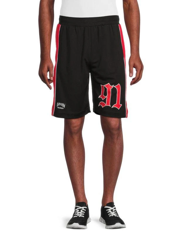 Death Row Records 91 Gothic Stripe Sweatshorts 1