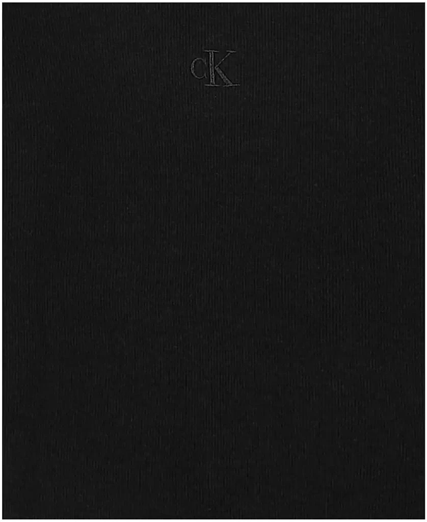 Calvin Klein Big Girls Long Sleeves Square Neck Ribbed T-shirt 2