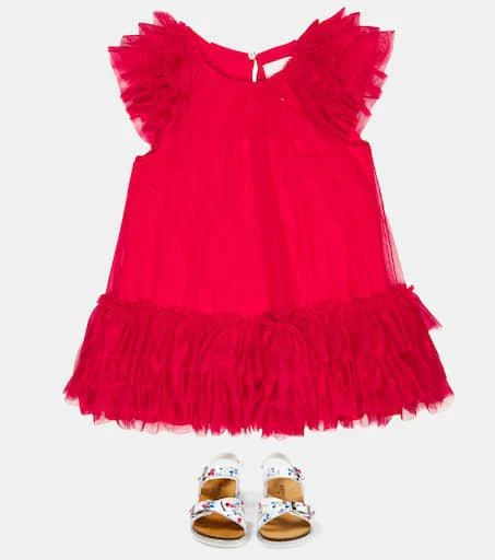 MONNALISA Sequin-embellished tutu dress 2