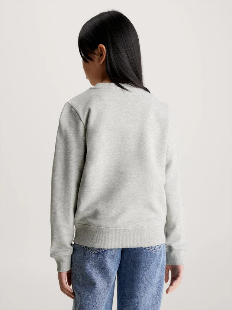 Calvin Klein Calvin Klein Kids Monogram Logo Sweasthirt in Grey 3