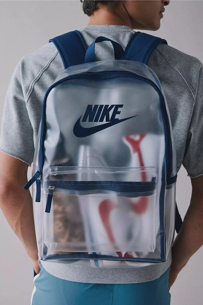 NIKE Nike Heritage Crystal Clear Backpack 1