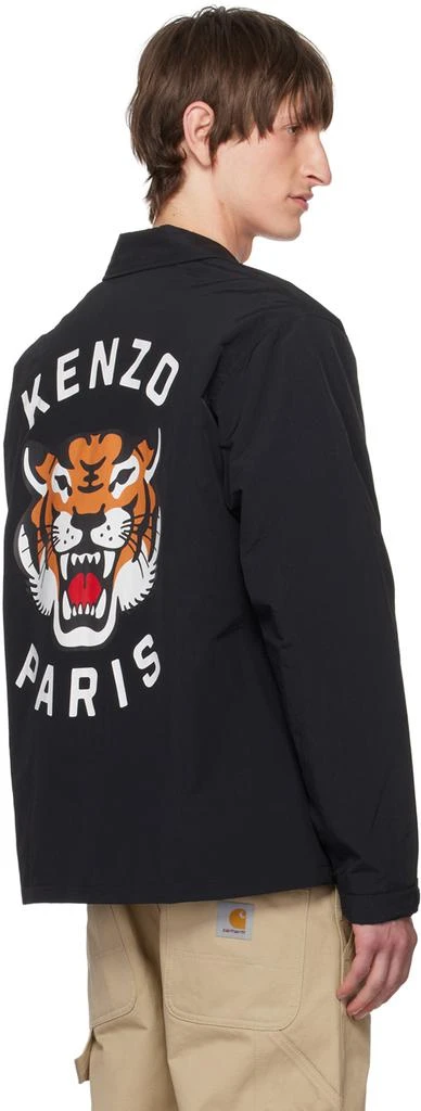 Kenzo Black Kenzo Paris Lucky Tiger Jacket 3