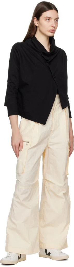 Veja White & Black Esplar Leather Sneakers 5