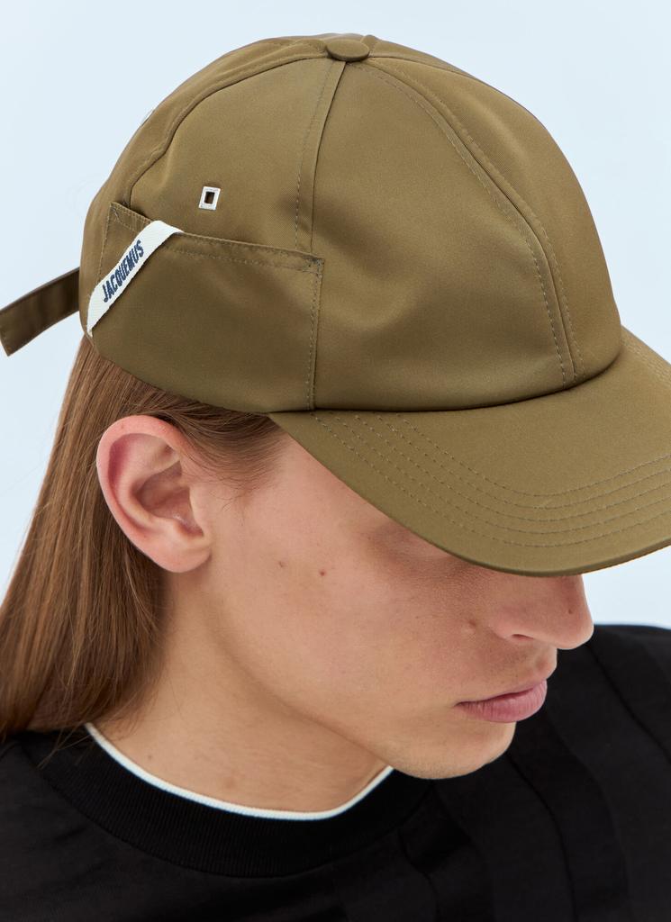 帽子 jacquemus La Casquette Ovalie cap Jacquemus Men's' La Casquette Ovalie Baseball Cap in Black | LN-CC®