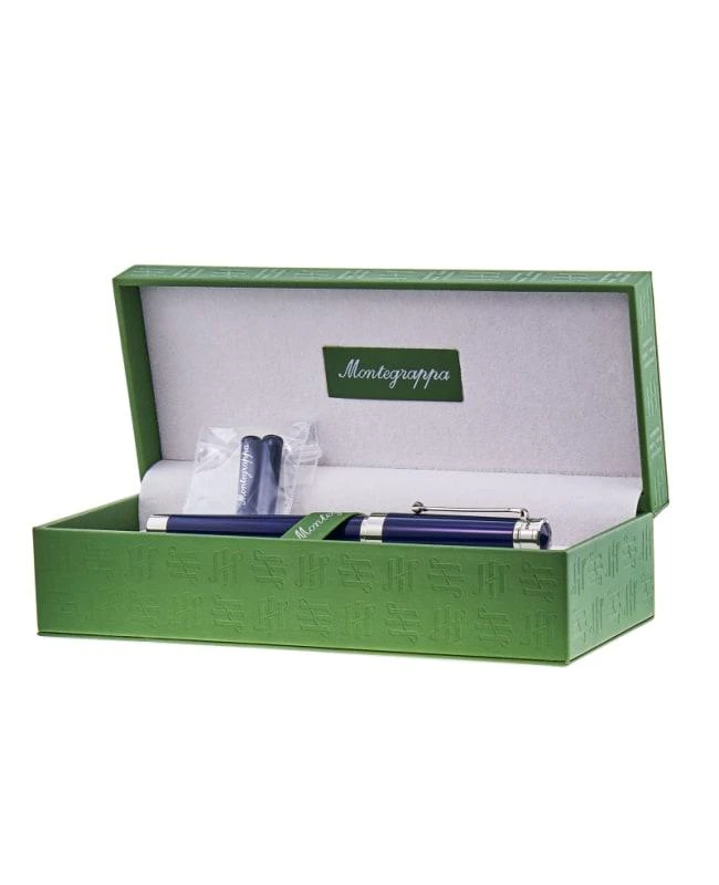 Montegrappa Montegrappa Parola Medium Nib Navy Blue Fountain Pen ISWOT3AD 4