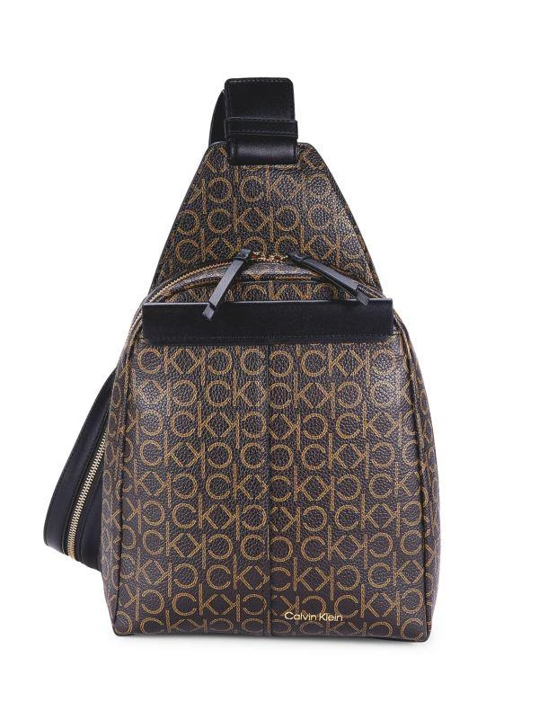 Calvin Klein Millie Logo Print Backpack 1