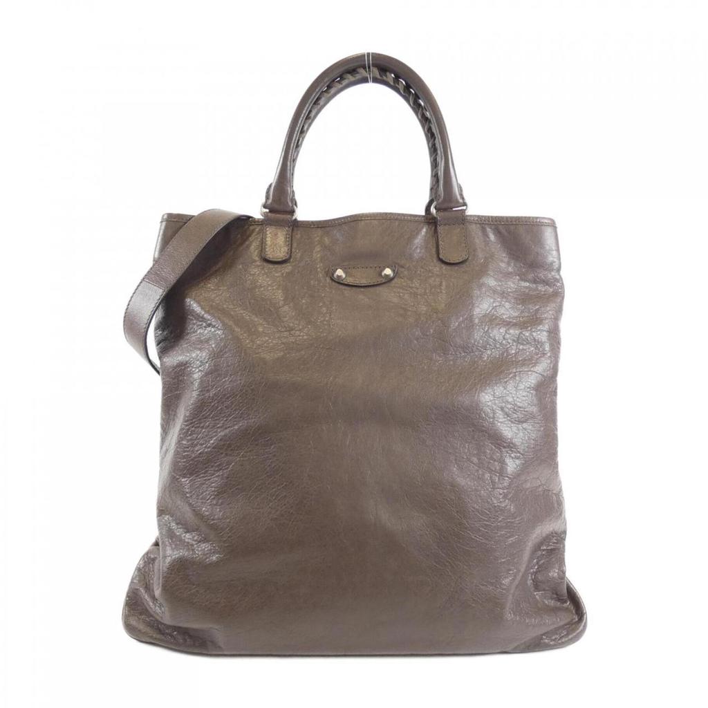 Balenciaga WHITE SHEARLING DUTY FREE M HANDBAG - Tote Bags