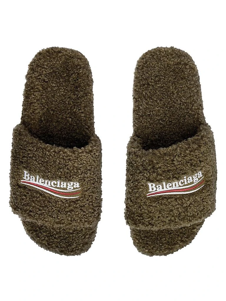 Balenciaga Furry Slide Sandals 6