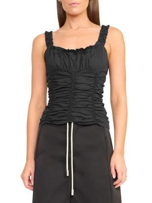 Staud Nic Ruched Top