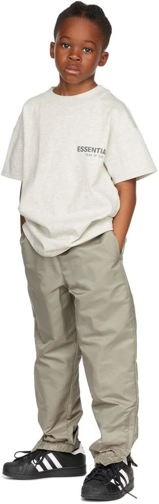 Essentials Kids Taupe Track Pants 1