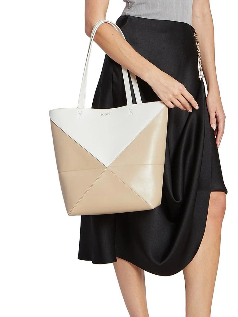 Loewe Bi-Color Mini Puzzle Fold Tote Bag 2
