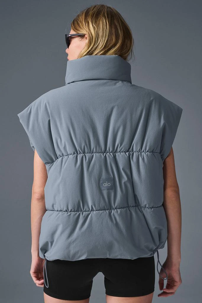 Alo Incline Puffer Vest - Steel Grey 3
