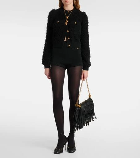 Chloé Chloé Foulard fringed leather shoulder bag 5