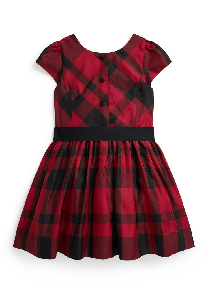 Ralph Lauren Girls 2-6x Plaid Taffeta Dress 2