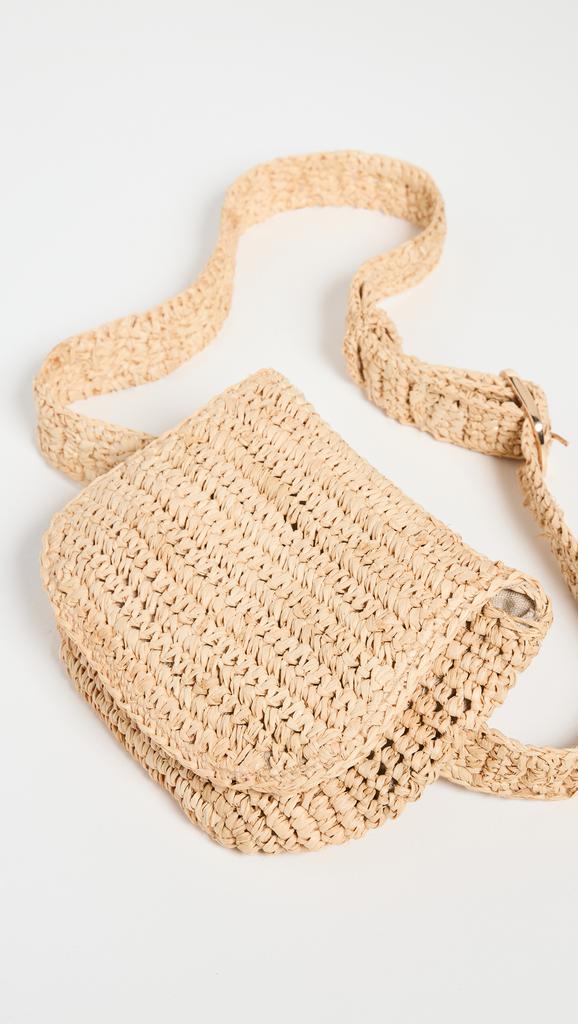 Hat Attack Straw Belt Bag